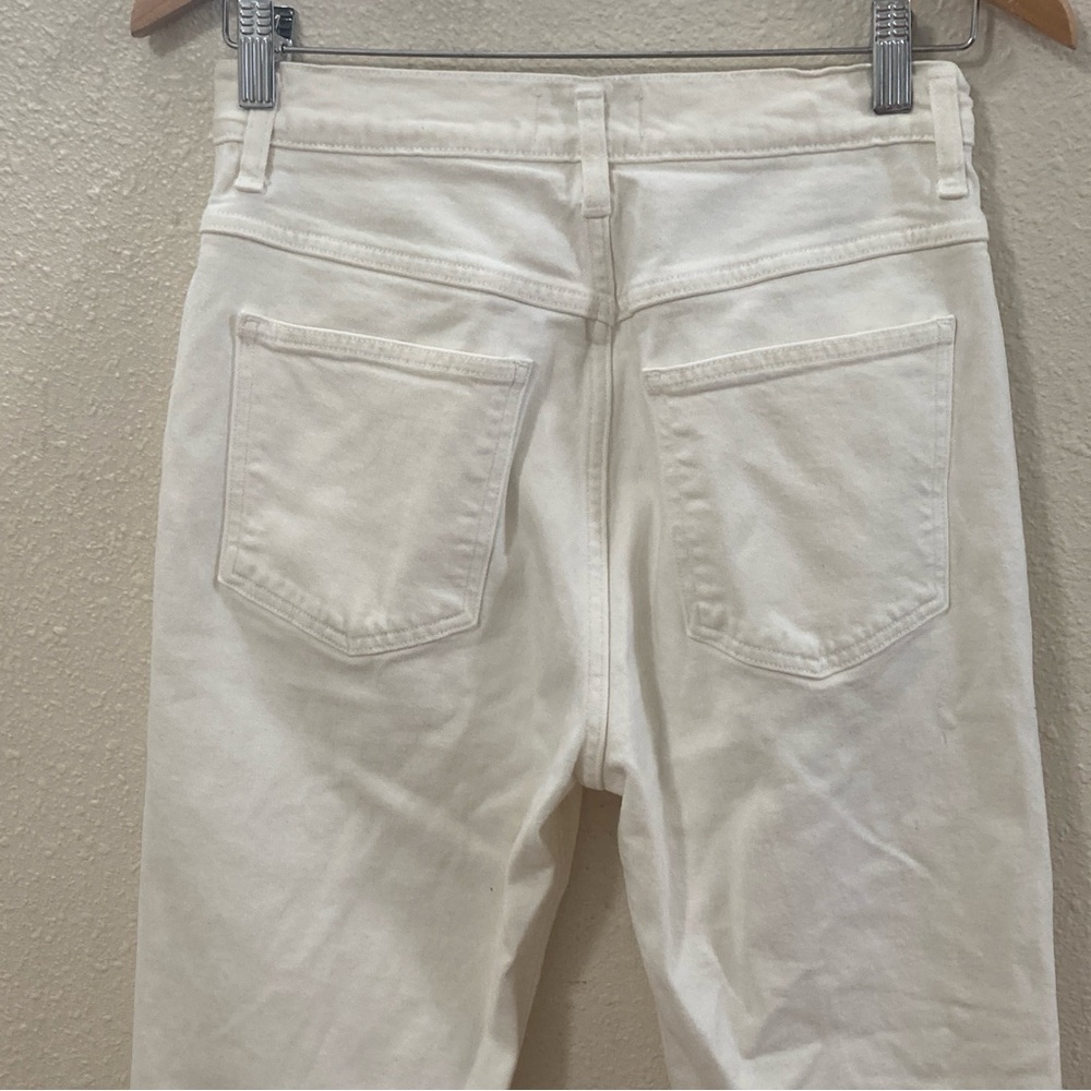 Agolde Los Angeles Women’s Jeans Demin Straight Cream Size 28 - Picture 6 of 16